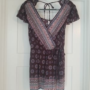 Maroon Romper